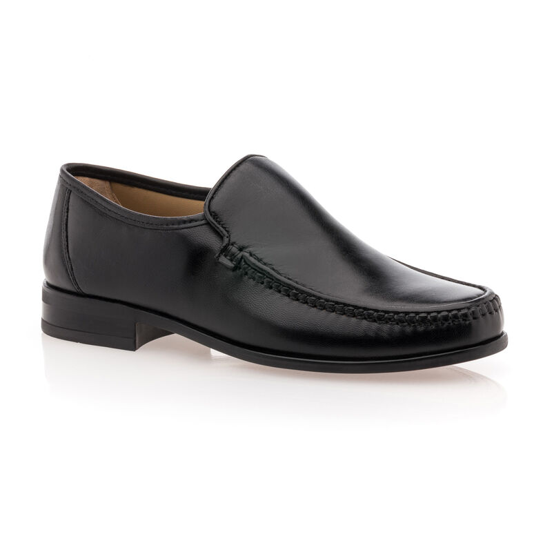 Miesten mustat loaferit/veneilykengät