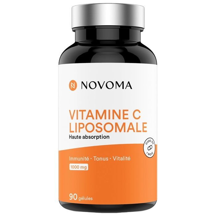 Liposomal Vitamin C - Novoma - 90 Capsules - Fatigue Reduction - Immune and Nervous System