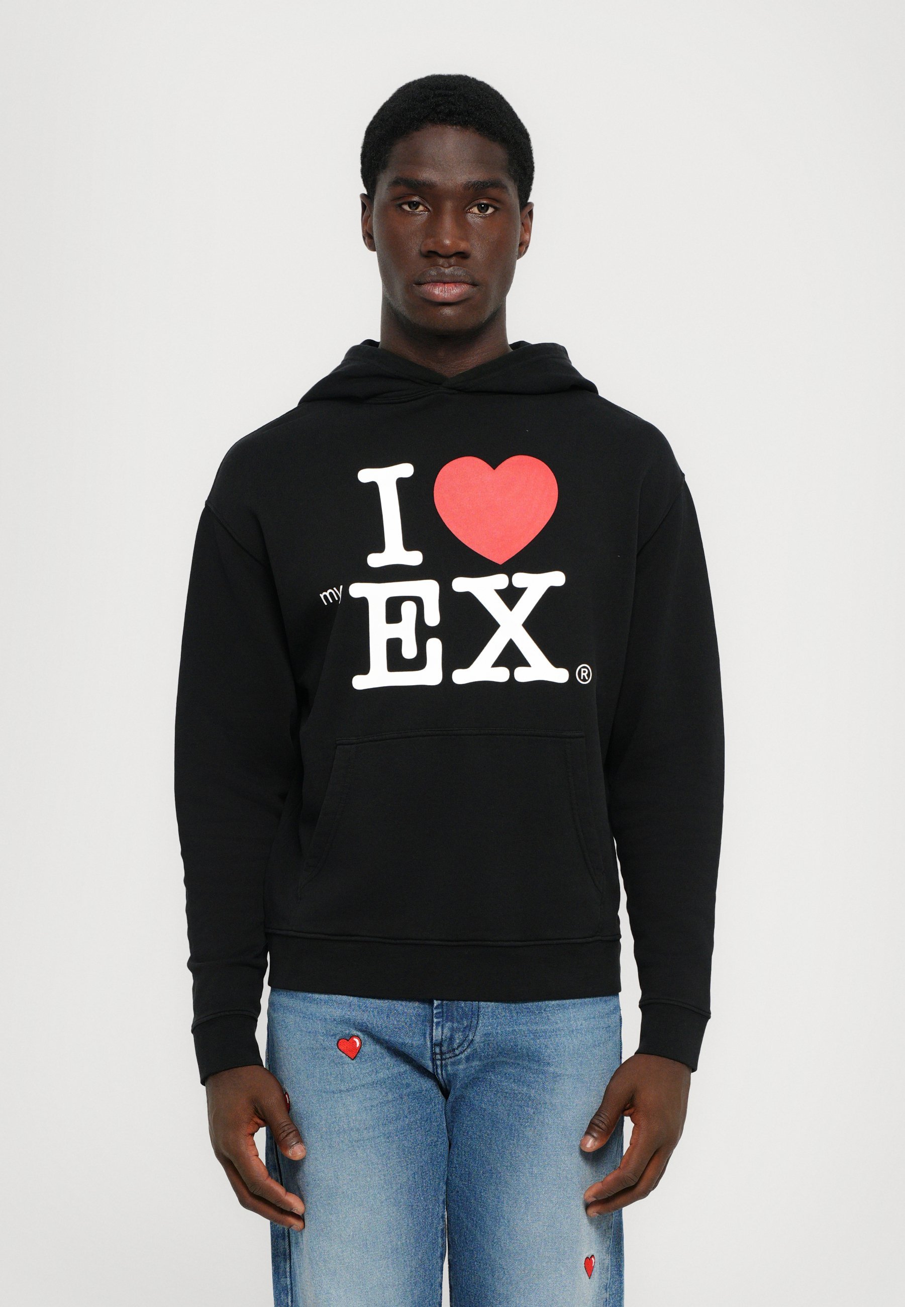 Carne Bollente EX APPEAL UNISEX - Felpa - nera