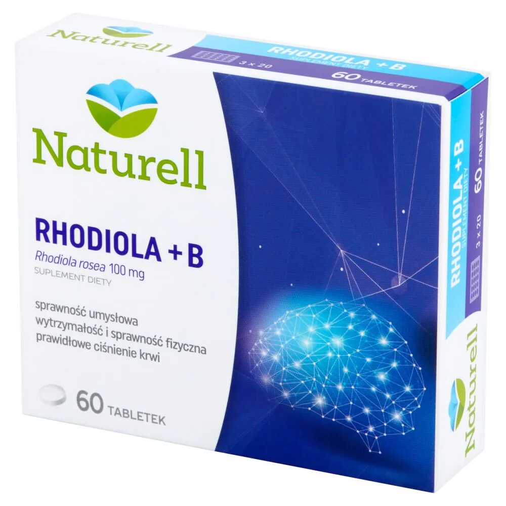 Naturell Rhodiola + B, Tabletki