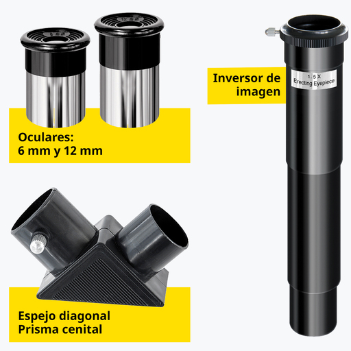  Telescopio Refractor 50/600 National Geographic Con Montura Altazimutal