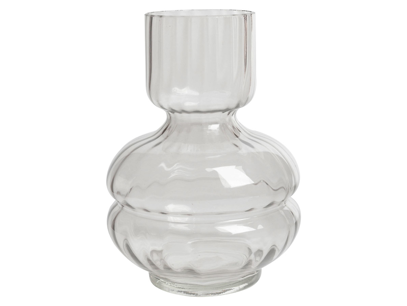 Wazon szklany 20 cm transparentny