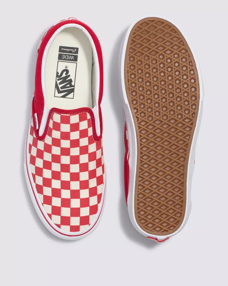 Customs Checkerboard Slip-On Wide