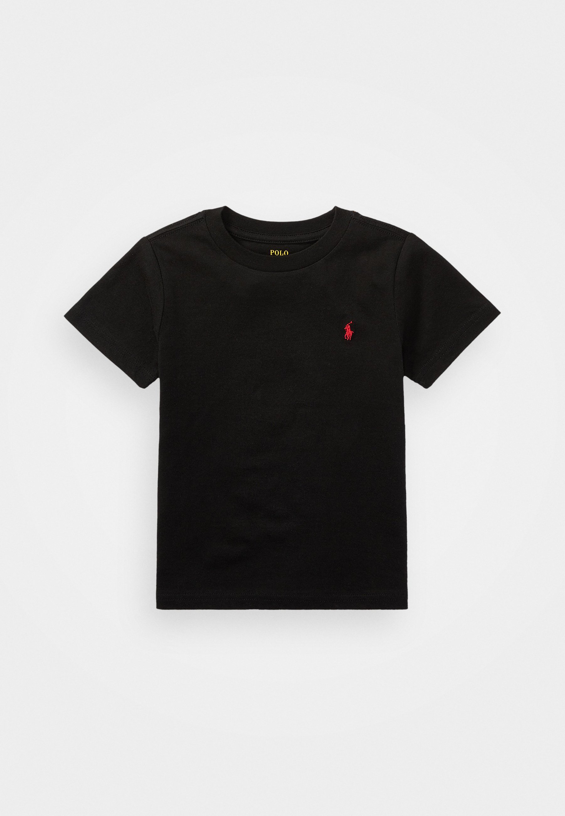 T-shirt girocollo in jersey di cotone Polo Ralph Lauren - T-shirt basic - nero/rosso