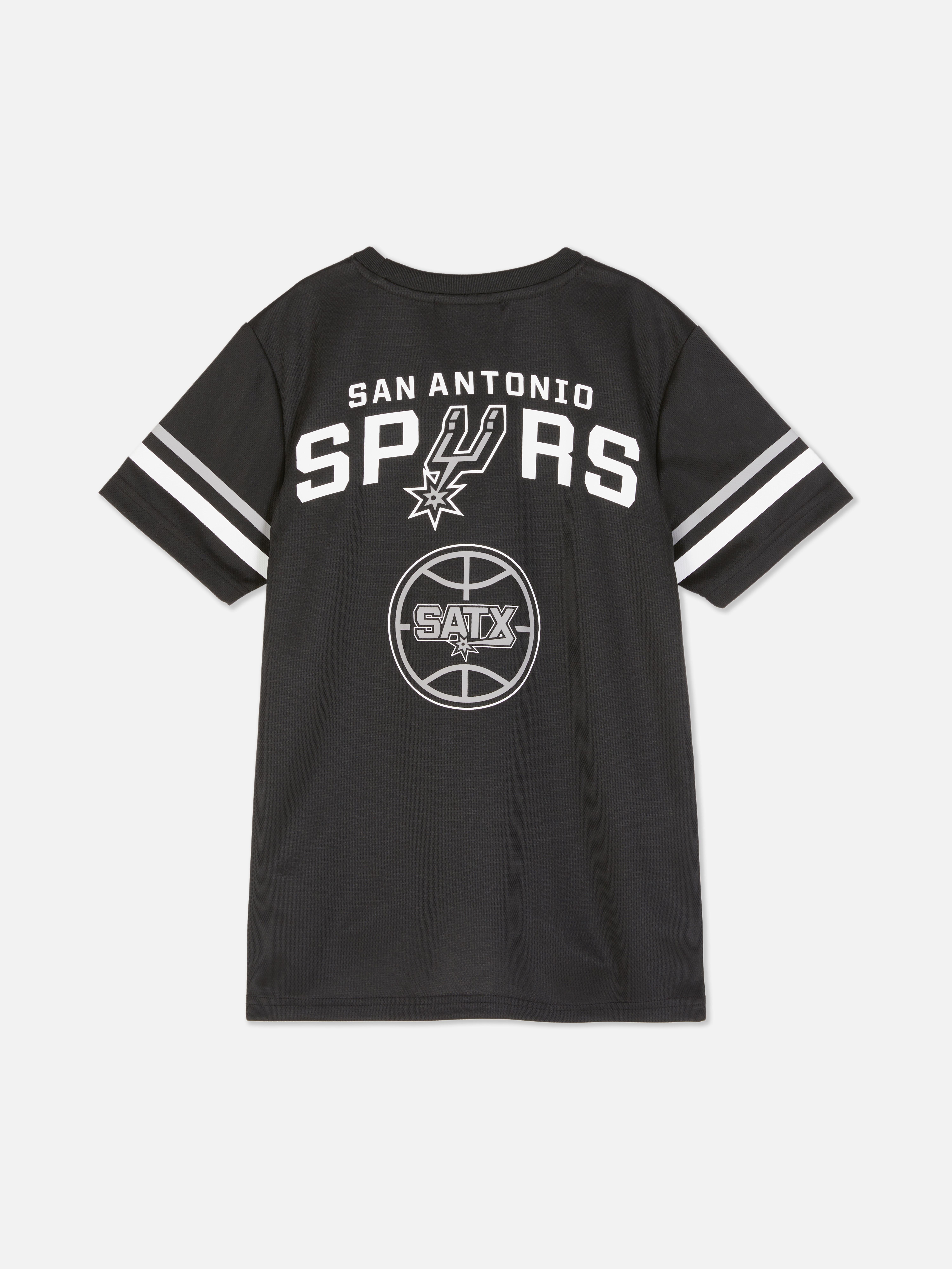 Tricou NBA San Antonio Spurs Un tricou sport cu mânecă scurtă cu imprimeuri San Antonio Spurs