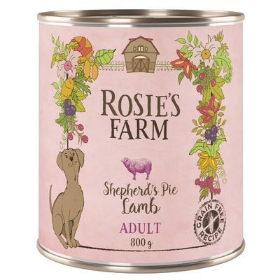 Confezione di prova mista per adulti Rosie's Farm - 6 x 800 g