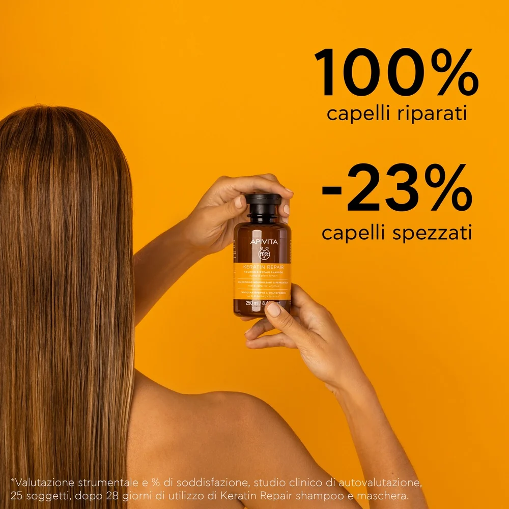 Capelli - Keratin Repair Shampoo Nutriente Riparatore per capelli Secchi e Danneggiati - Shampoo Nutriente, Shampoo Riparatore