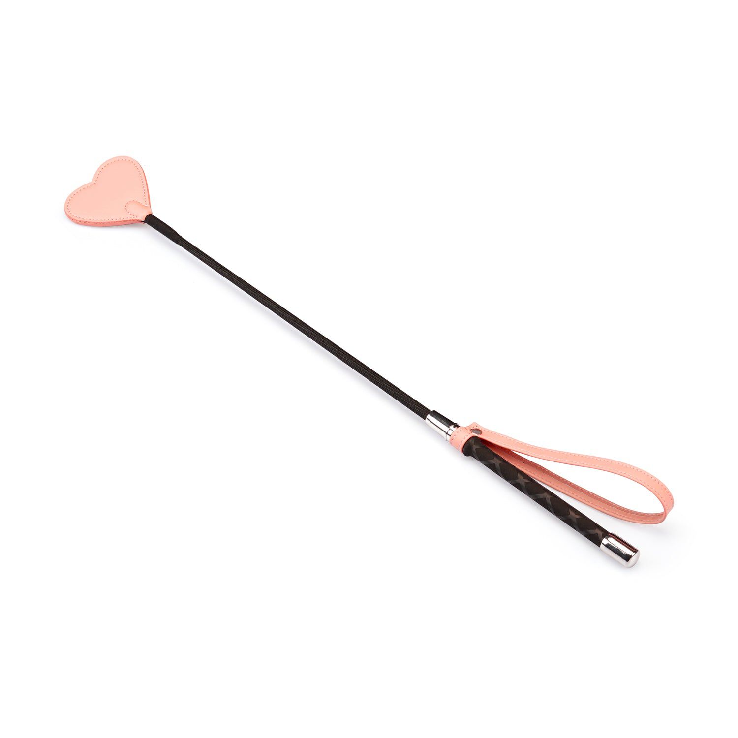 Liebe Seele Pink Organosilicium Vegansk Læder Riding Crop