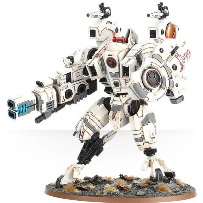Verzamelbaar figuurtje - GAMES WORKSHOP - XV104 Riptide Battlesuit - Grijs - Warhammer 40000 - 108 stuks