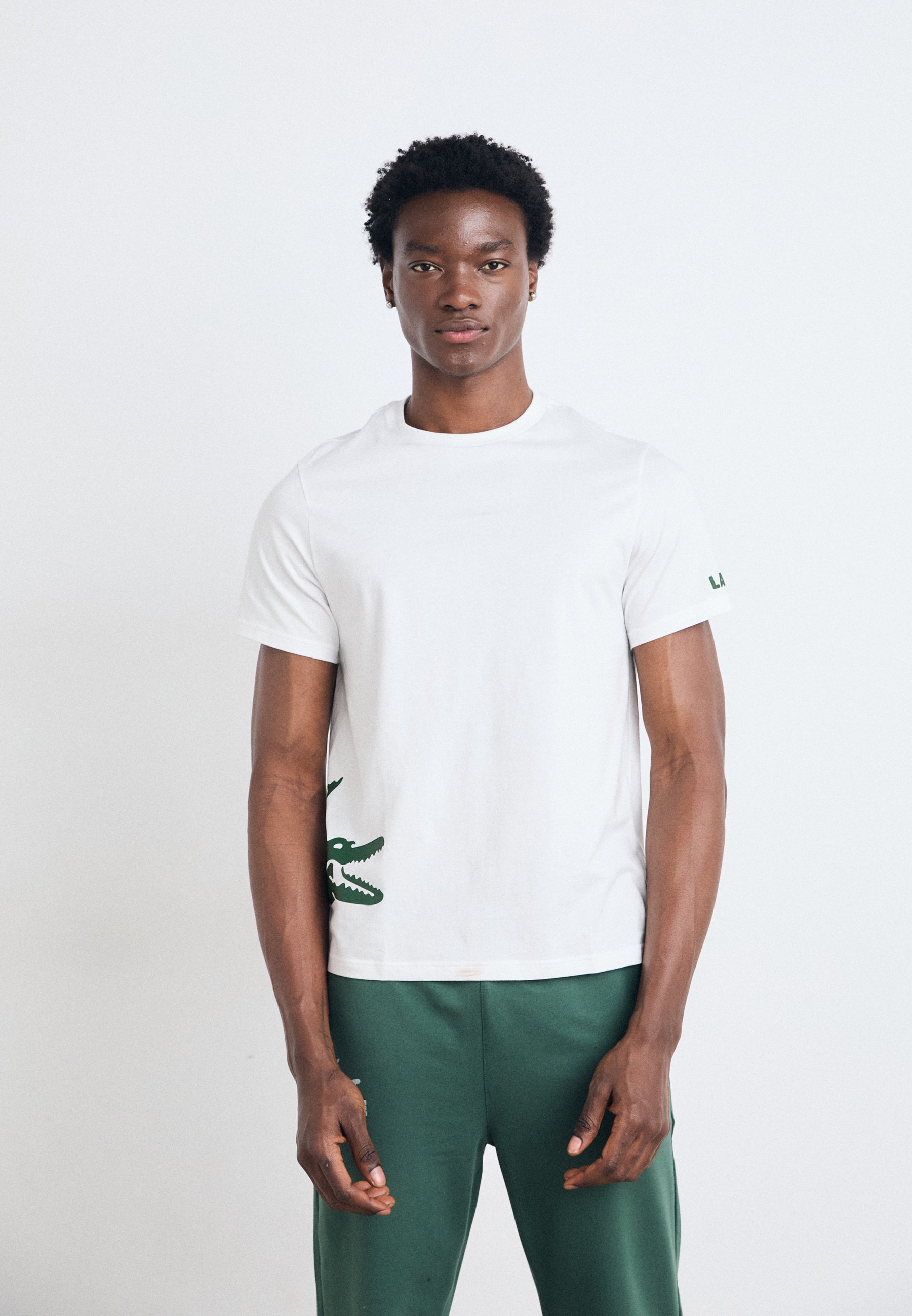 Haut de pyjama Lacoste - blanc/thym