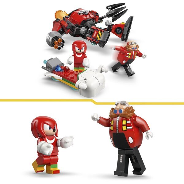 LEGO Sonic the Hedgehog 77005 Knuckles pret Dr. Eggman robotu<br>