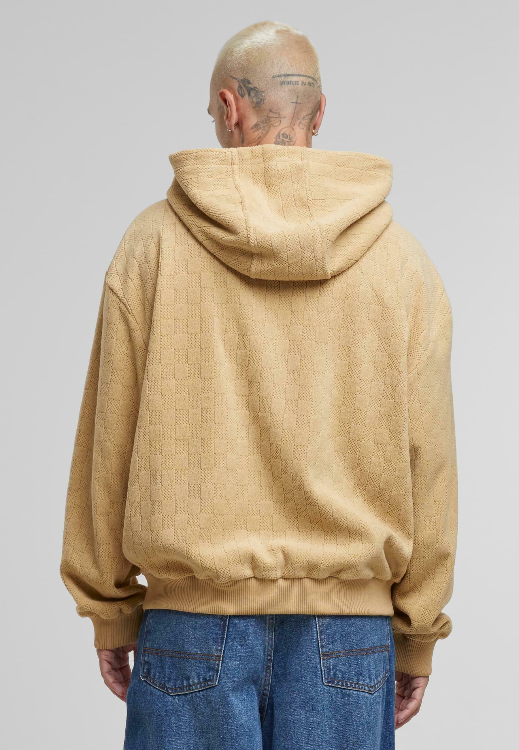 Felpa con zip Urban Classics - beige union
