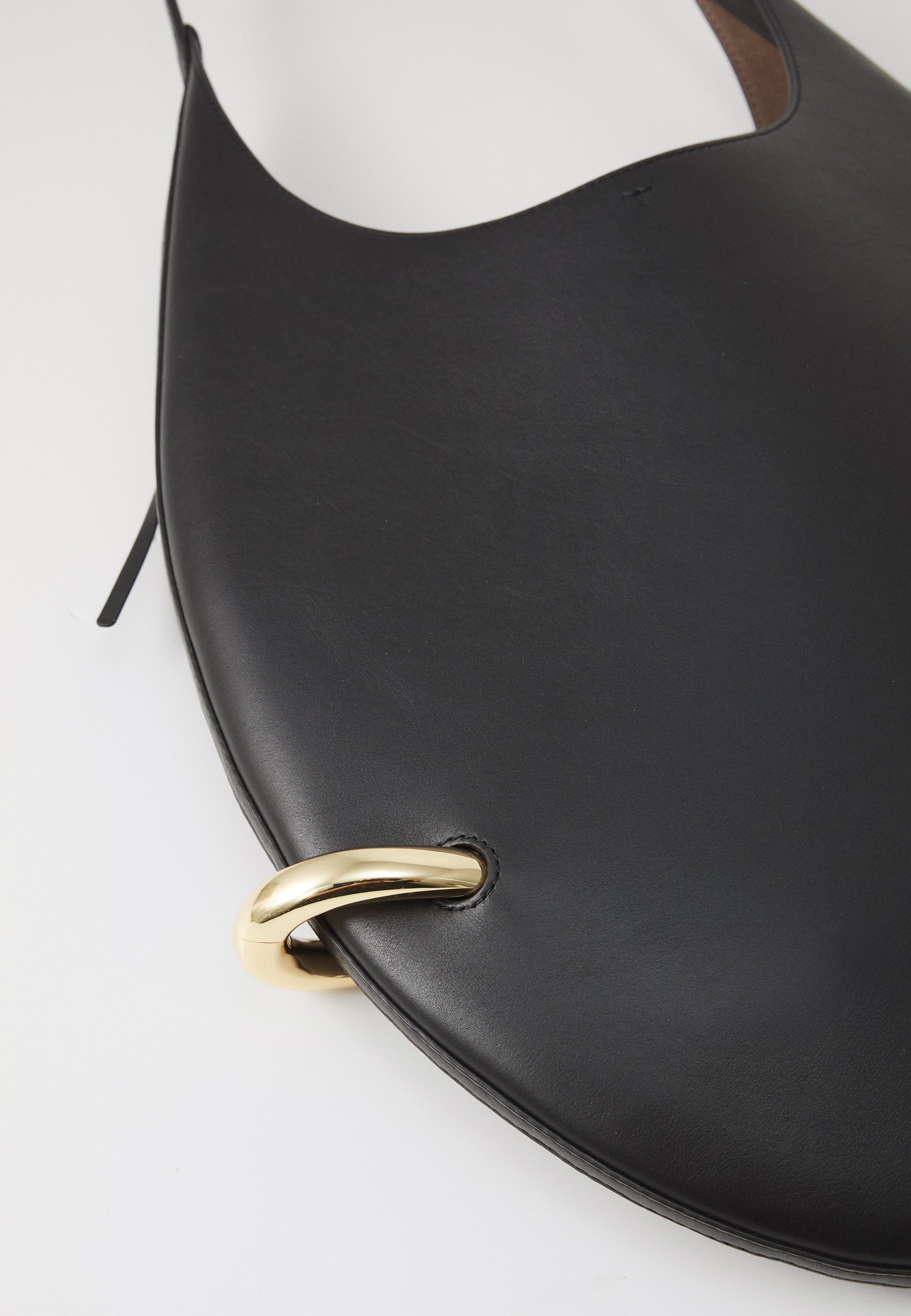 Tory Burch PIERCED BAG - Handtas - zwart/goudkleurig
