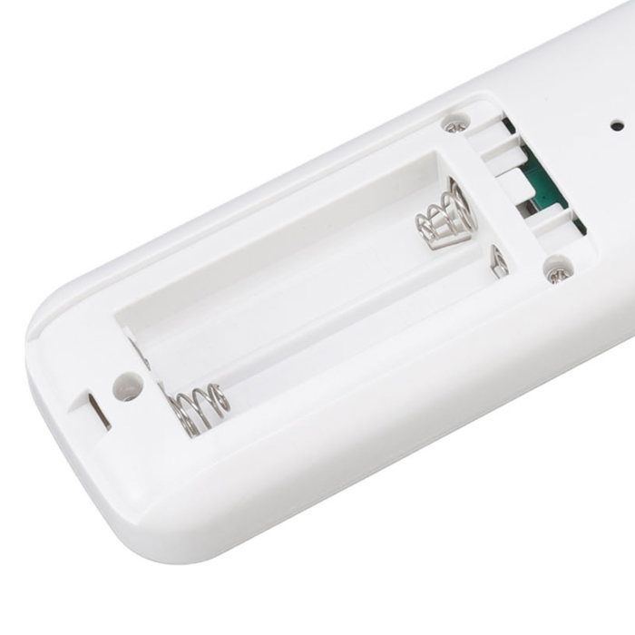 Termómetro frontal blanco, termómetro infrarrojo digital eléctrico sin contacto para uso hospitalario, blanco