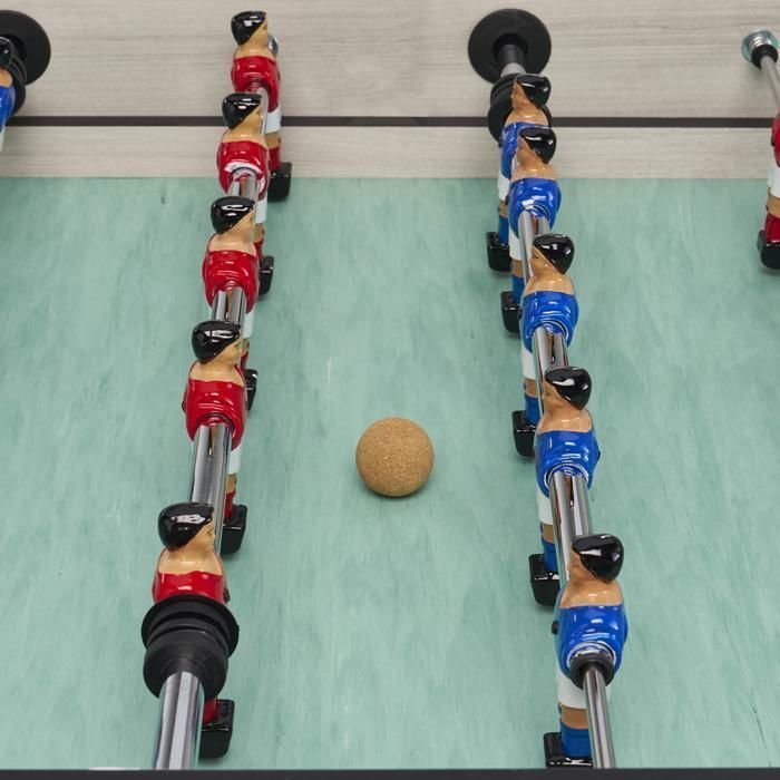 Pre-assembled Senior Foosball Table - Robust - Telescopic Rods - 2 to 4 Players