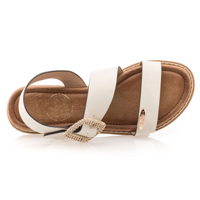Beige sandaler / sko med åpen tå til dame