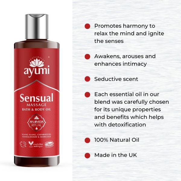 Ayumi Naturals Sensuele Massageolie 250 ml