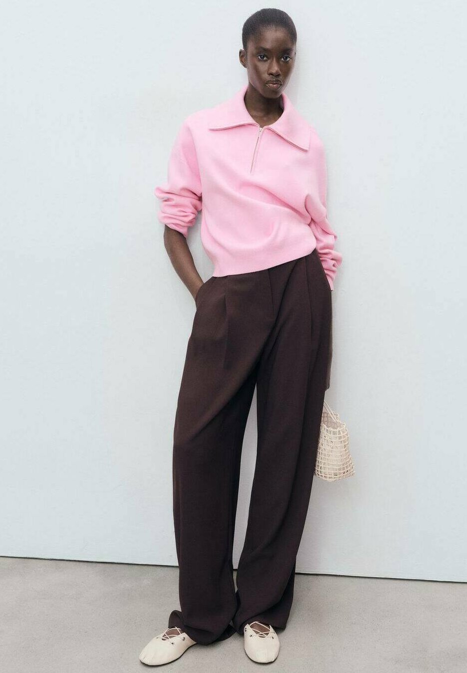 Maglione Mango - rosa