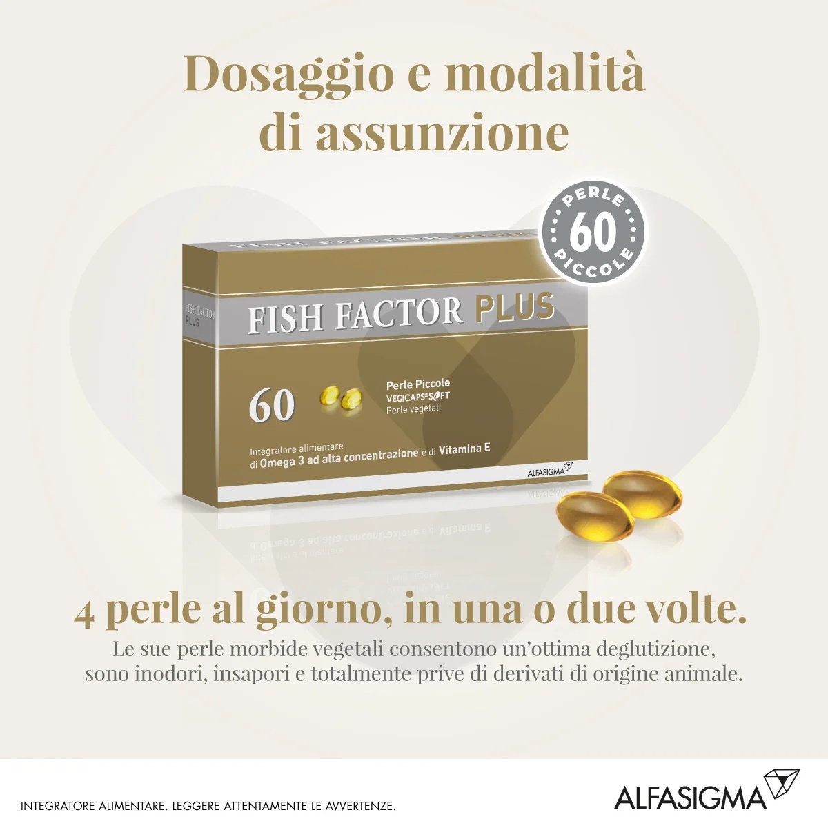 ALFASIGMA Fish Factor Plus 60 kleine korrels Lipidenmetabolisme
