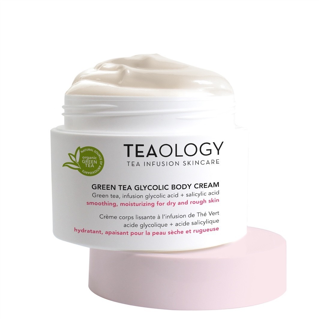Teaology krema za tijelo s zelenim čajem i glikolnom kiselinom - 260 ml