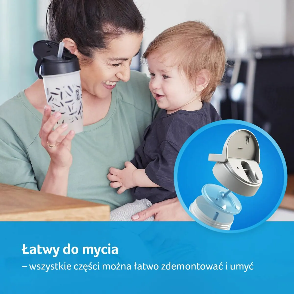 Lovi Mój Kubek ze Słomką Active Salt & Pepper