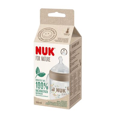 Nuk Nuk For Nature -tuttipullo silikonisella nännillä S-voide 150 ml 150 ml