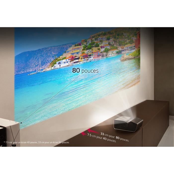 Proyector LG PH450UG de tiro ultracorto HD - DLP - Audio Bluetooth