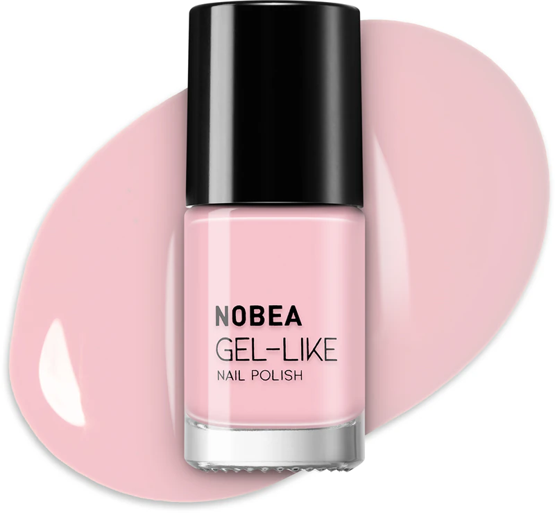 Conjunto de esmaltes NOBEA Day-to-Day com 3 peças e Top Coat - O Melhor das Unhas Nude