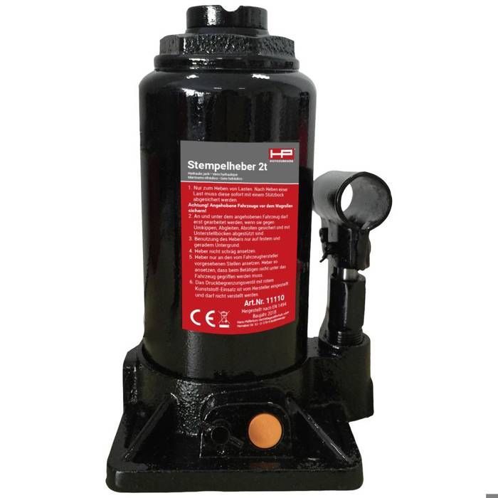 Hydraulic jack - HP AUTOZUBEHÖR - 2 t - Working height 158-308 mm - Metal - Universal