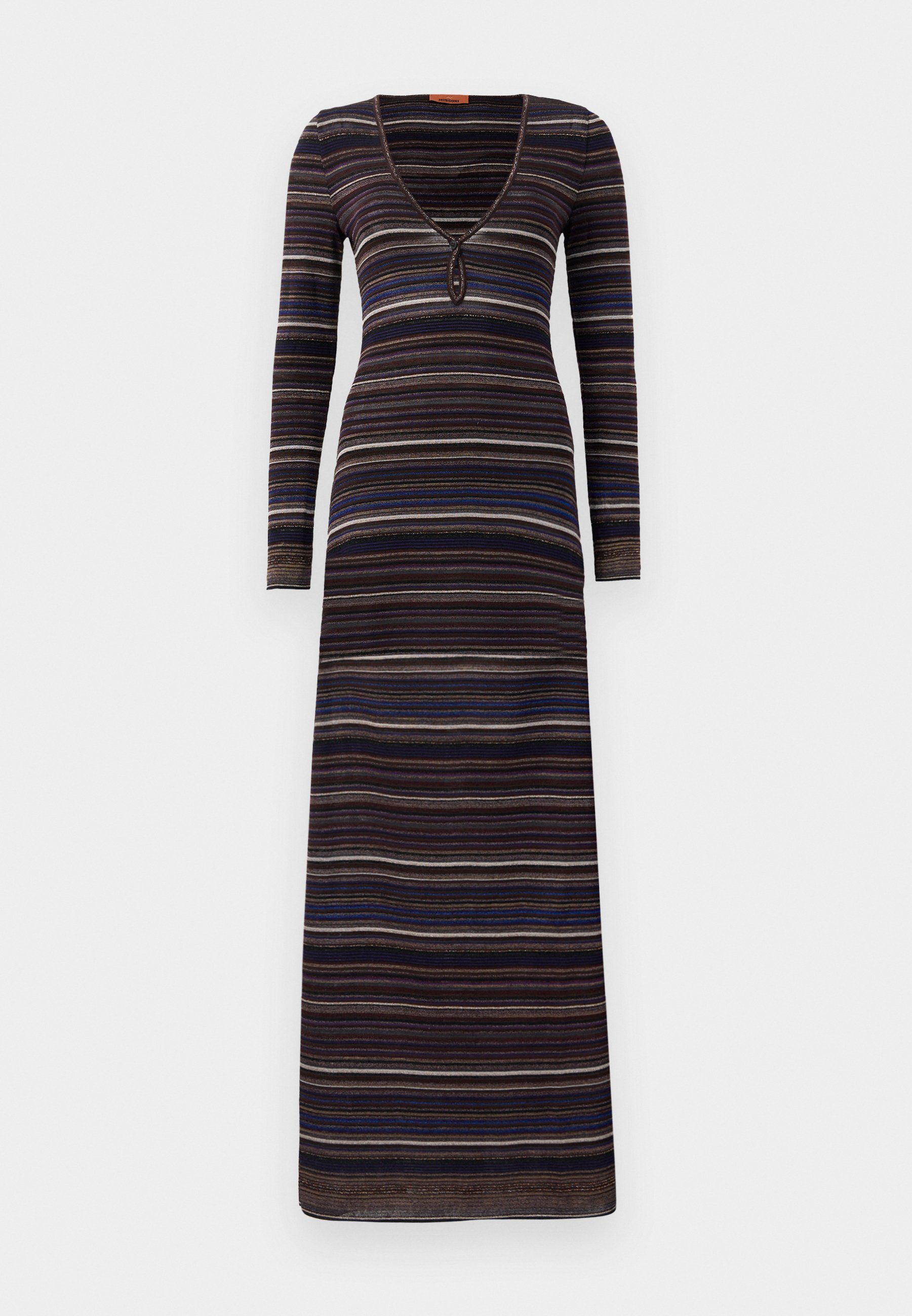 Robe longue Missoni - Robe-salopette - marron/violet