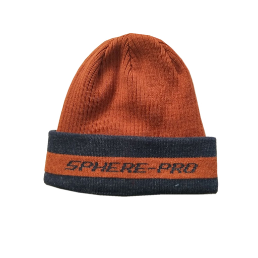 Combi Gorro Uni.acr-lana Antrac-naranj-1 T.u