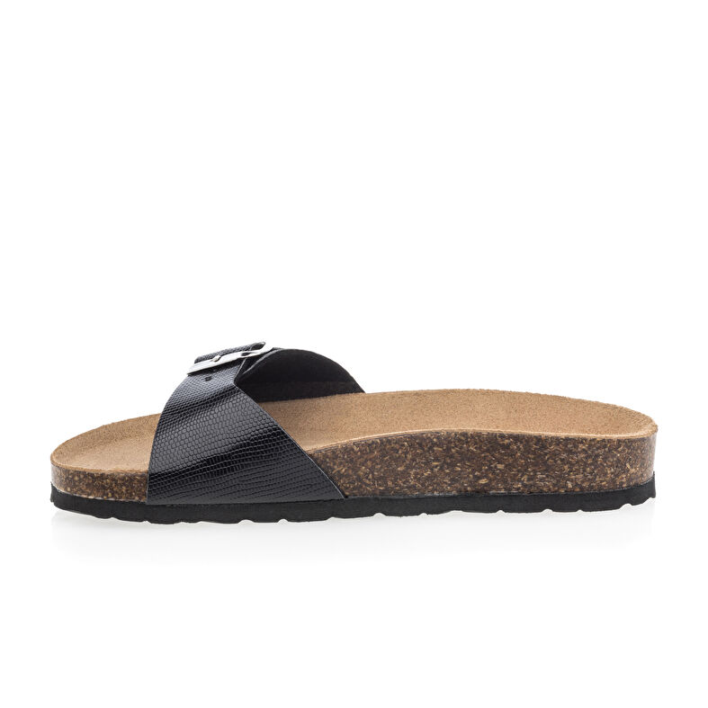 Sandali neri da donna / Scarpe aperte in punta