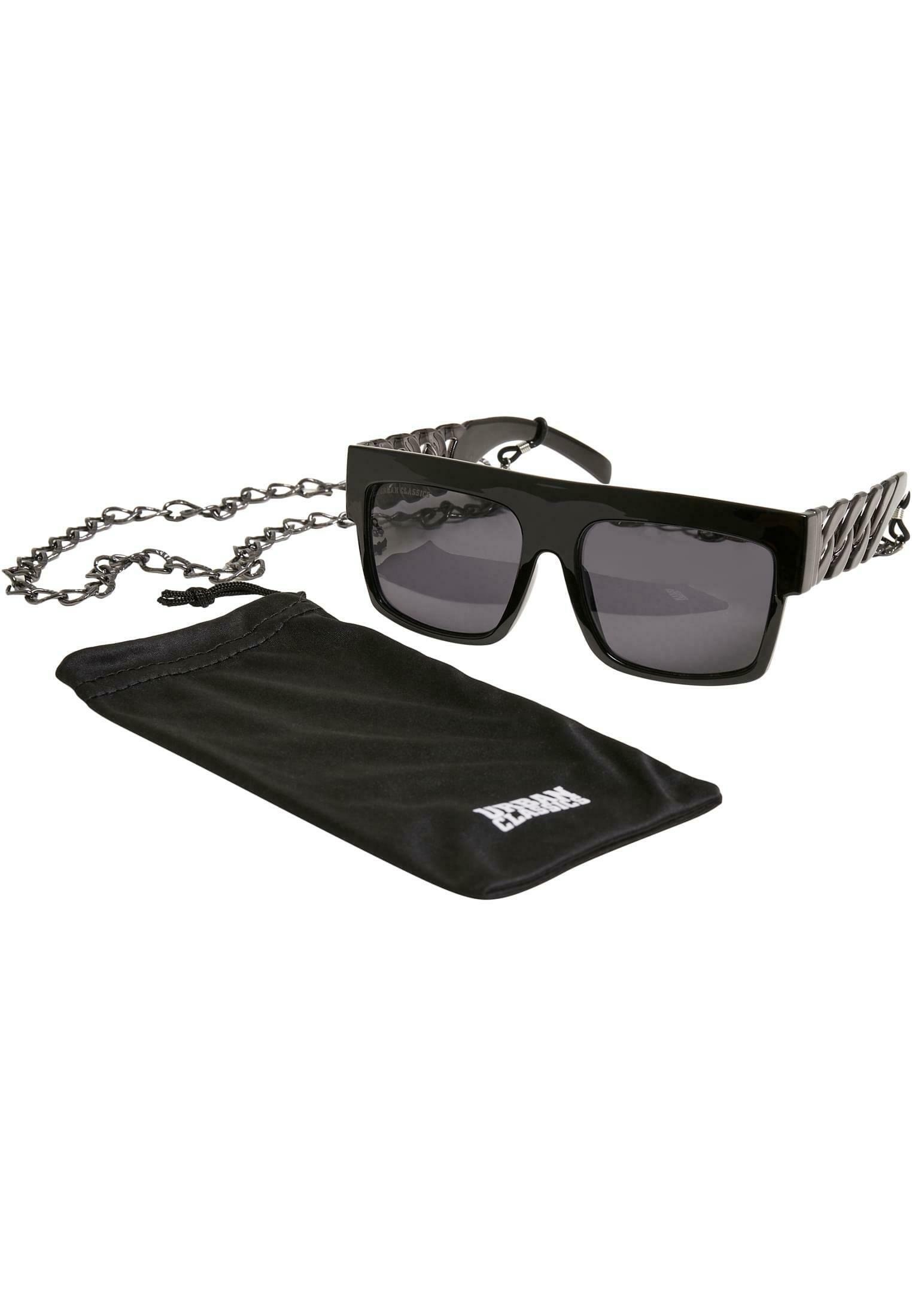 Occhiali da sole Urban Classics ZAKYNTHOS WITH CHAIN - nero argento
