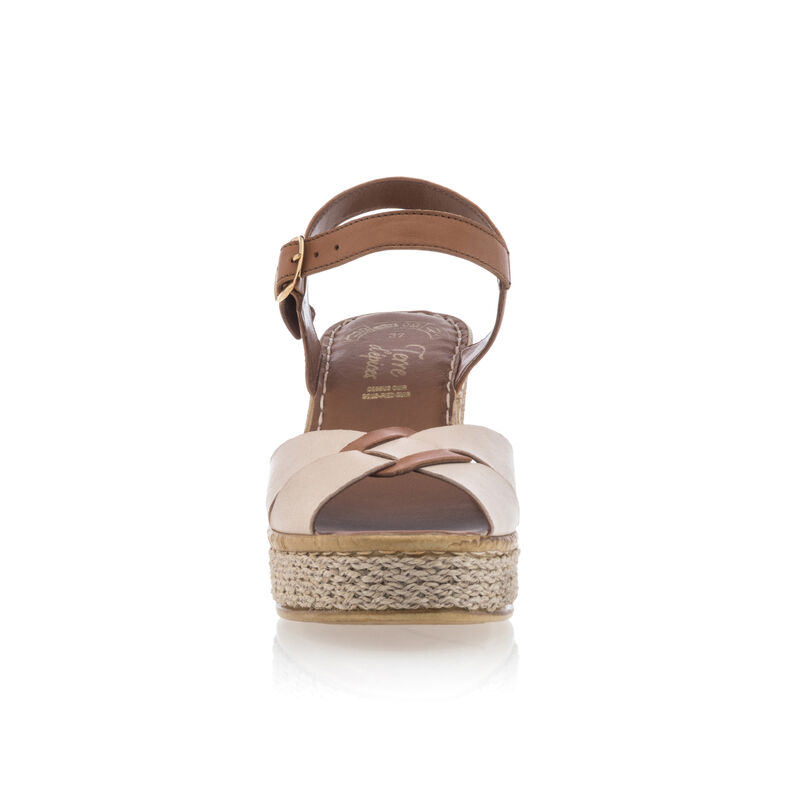 Sandales / nu-pieds Femme Beige