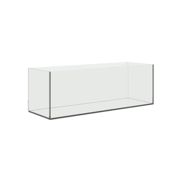Aquário de vidro - vidaXL - 60x20x20 cm - Branco - Retangular - Uso interno e externo - Bordas lisas