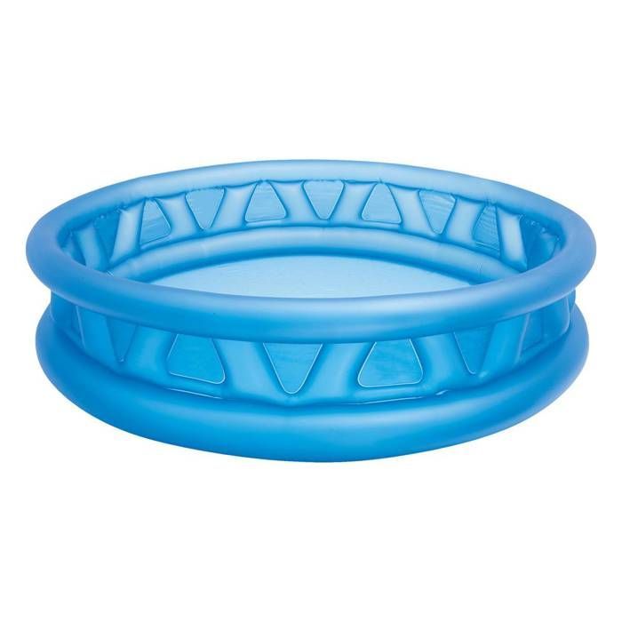 Piscina gonfiabile rotonda Intex Soft Side per bambini e famiglie - 188x46 cm - Capacità 666 litri - Blu