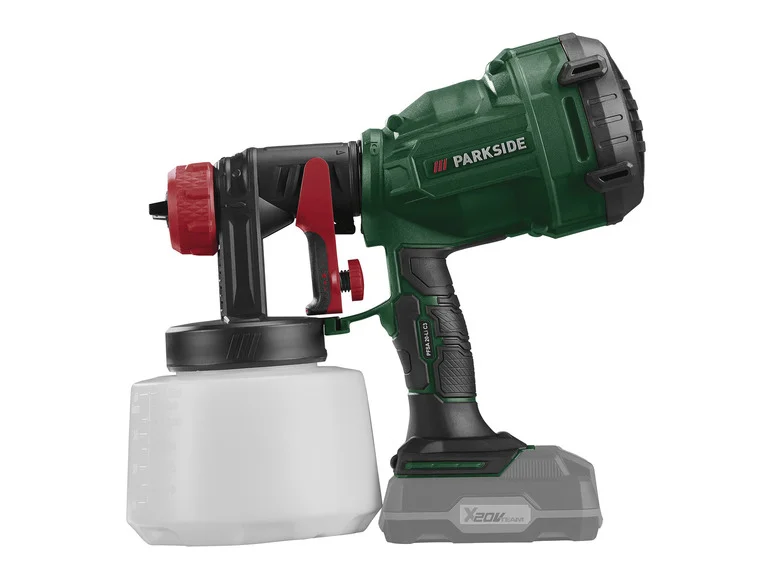 Pistola de pintura PARKSIDE® sem rosca PFSA 20-Li C3, 20 V