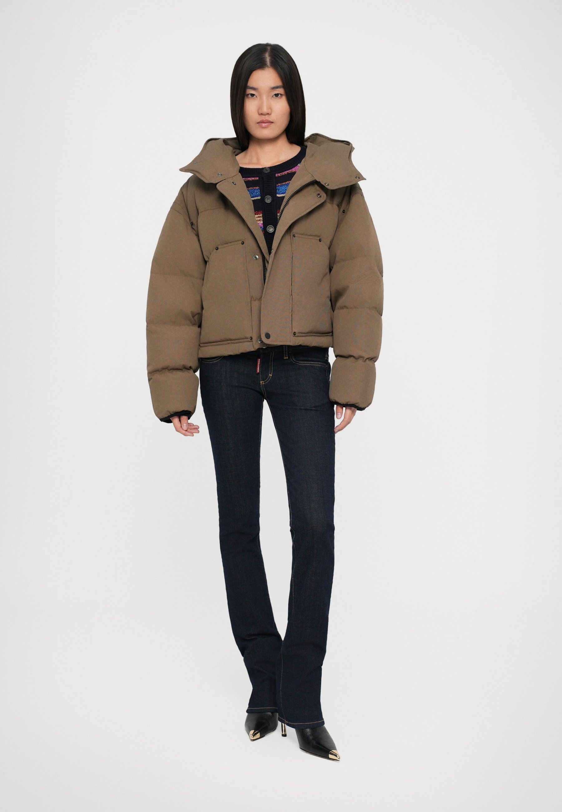 Doudoune DSQUARED2 ICON ICON UTILITY - Doudoune - toupe