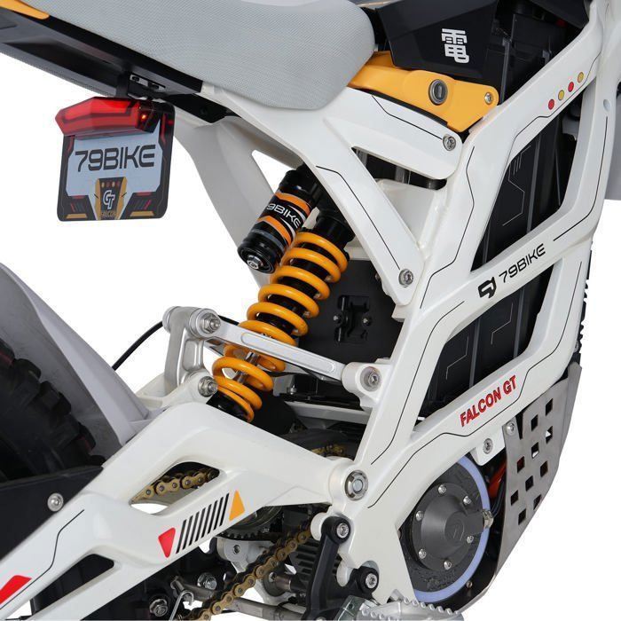 Vélos électriques Montagne, Moto électriques Tout-terrain pour Adulte, 16KW Motor, Off-road Ebike Batterie 72V 40Ah, 95km/h