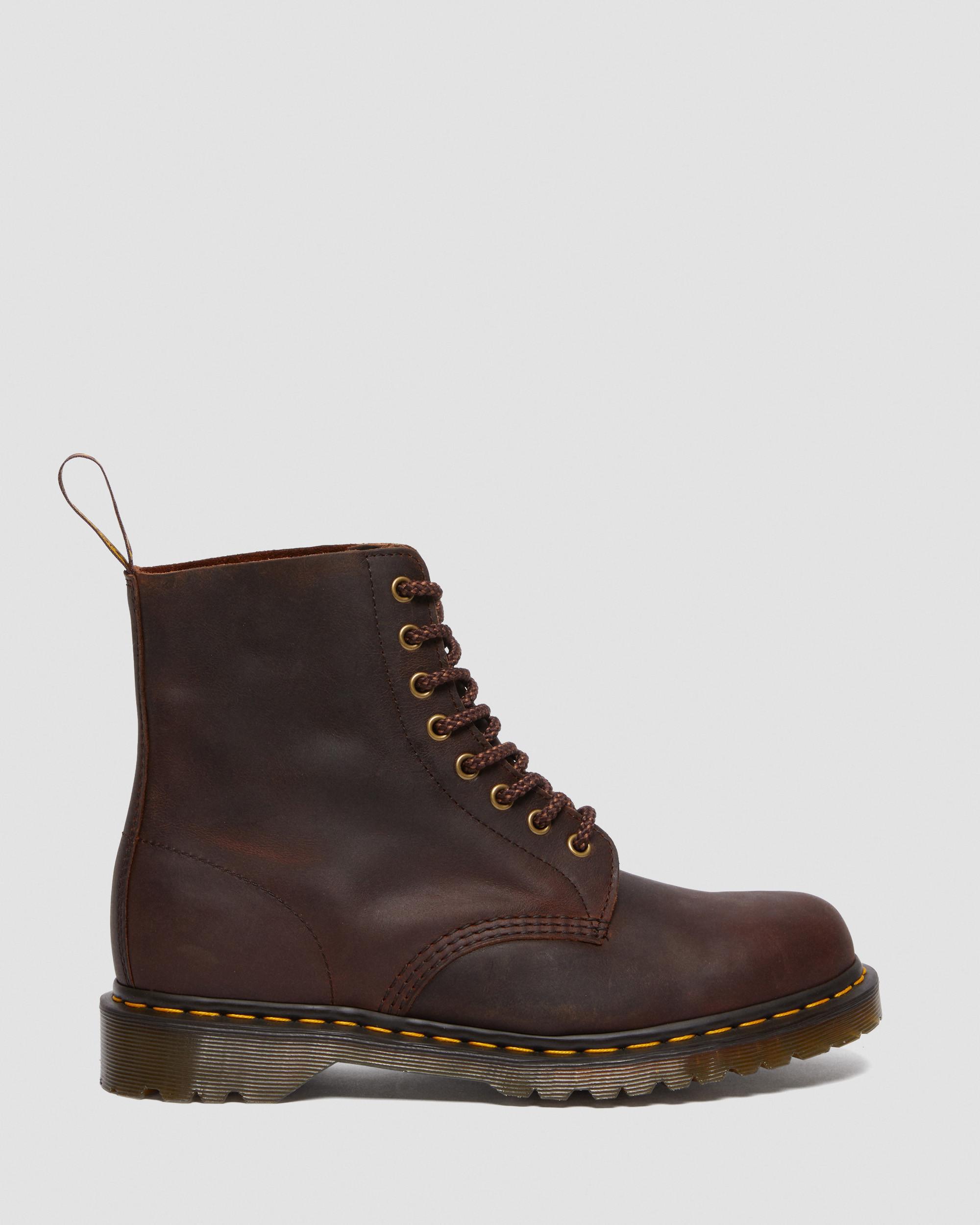 1460 Pascal Waxed Full Grain Leather Lace Up Boots