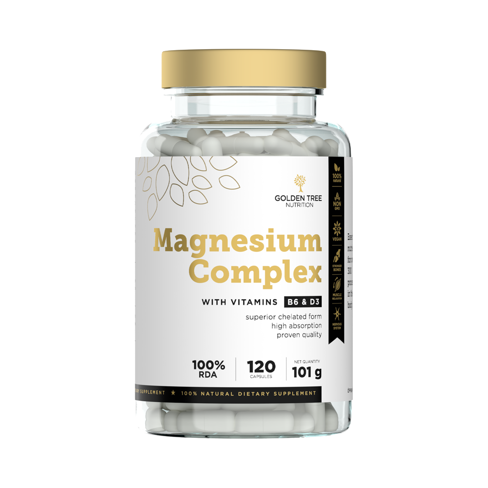 Golden Tree -mineraalimagnesiumkompleksi - 120 kapselia