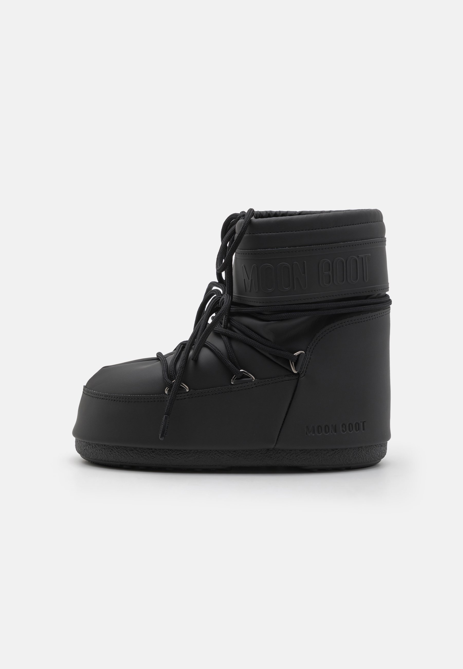 Moon Boot ICON LOW UNISEX - Gležnjače s vezicama - crne