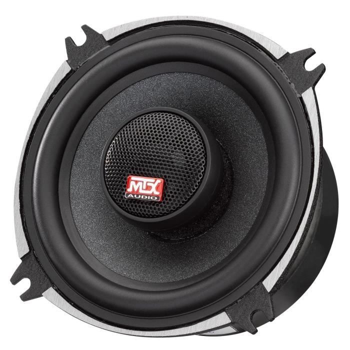 Altavoces coaxiales de 2 vías - MTX AUDIO - 10 cm 4 Ω 70 Wrms - Chasis de aluminio - Bobina móvil TIL de Ø25 mm - Tweeter de neodimio de Ø22 mm