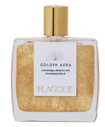 Flafolie Golden Aura Rozświetlający olejek do ciała