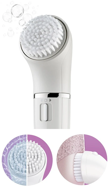Depilador facial Braun Face 810 com escova de limpeza facial