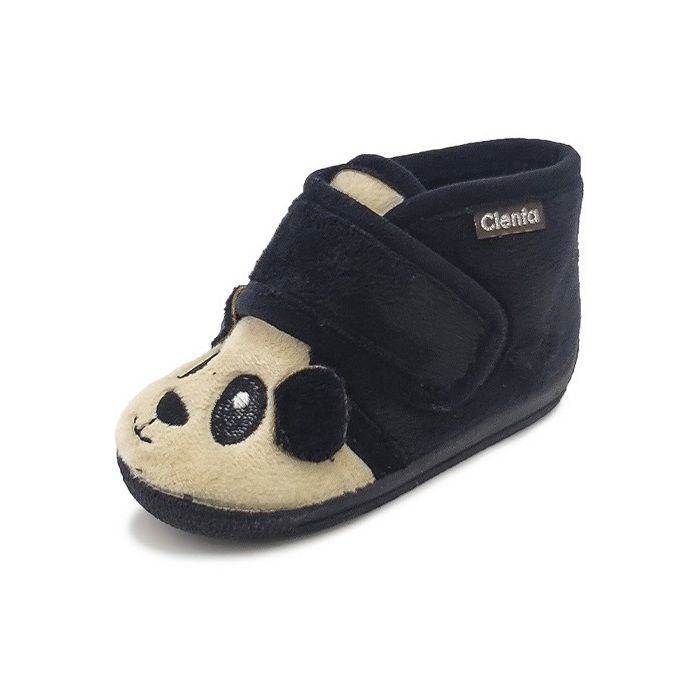 Scarpine per neonati - CIENTA - Panda Grenoble - suola antiscivolo - facili da indossare - design panda