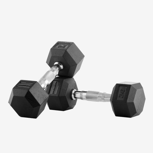  Bodytone 2kg Sechskant-Hanteln