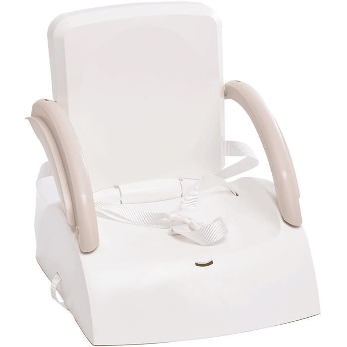 Seggiolino rialzato 2 in 1 THERMOBABY YEEHOP - 6-18 mesi - Cintura di sicurezza a 3 punti - Vassoio rimovibile - Marrone ghiaccio