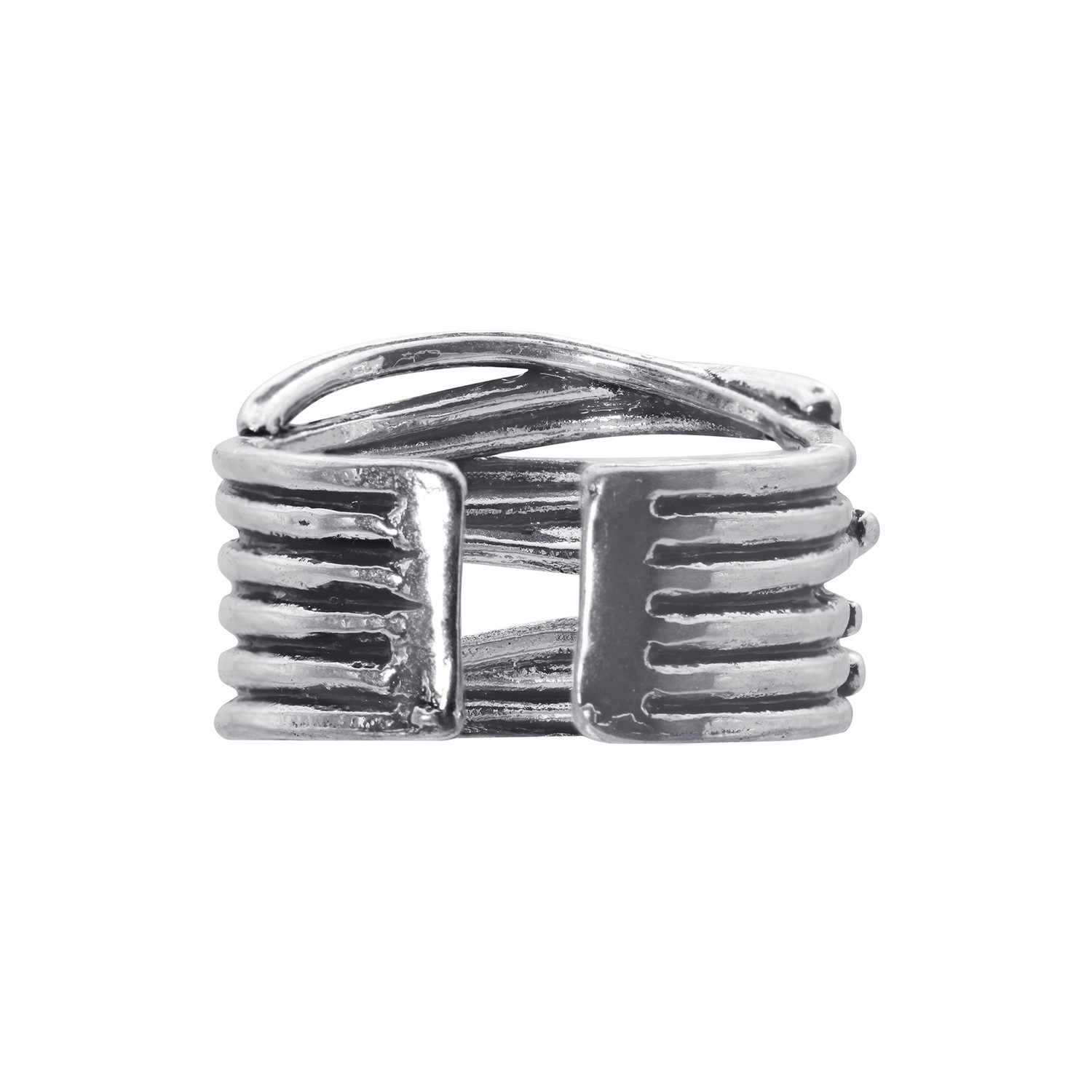 Heideman Bague Mona couleur argentée polie