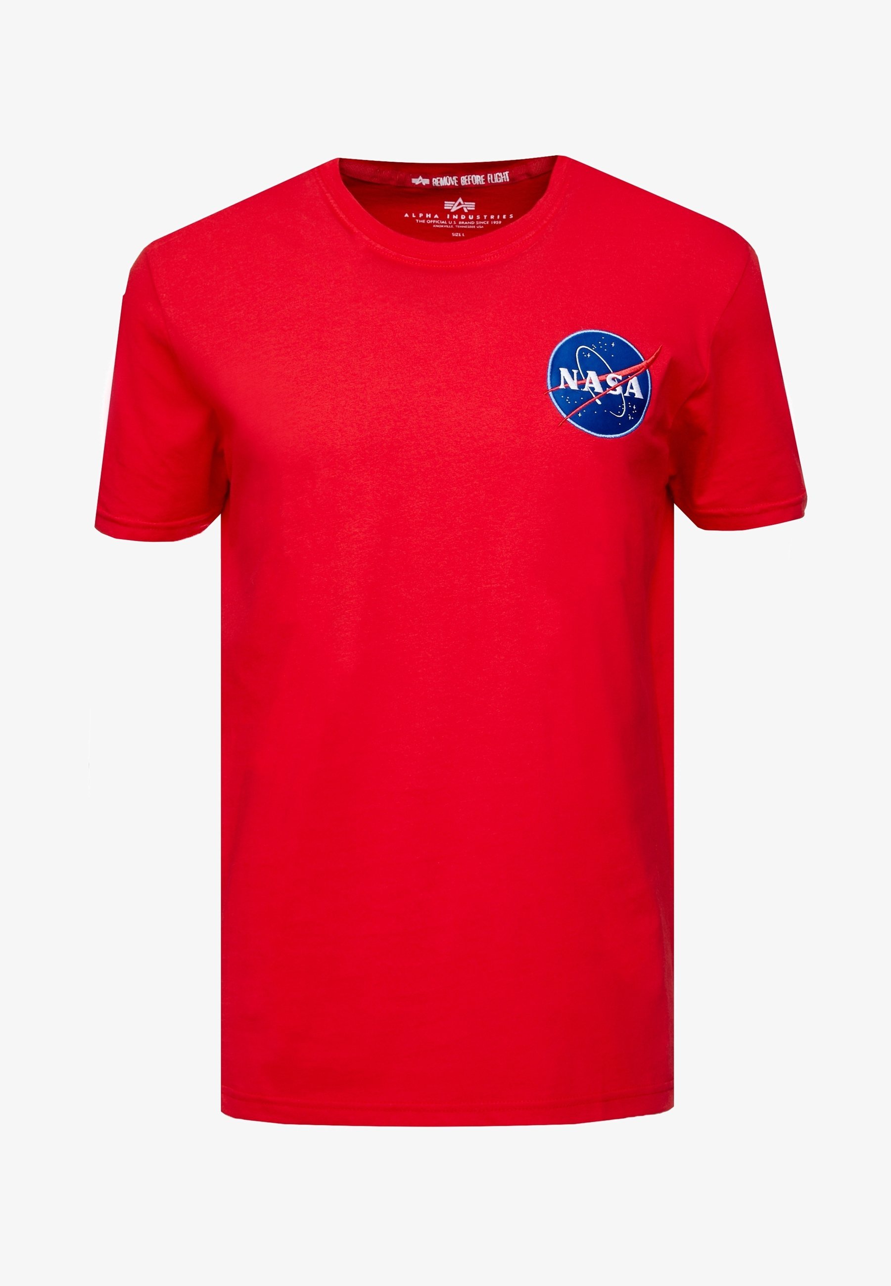 Alpha Industries T-shirt met print - rood
